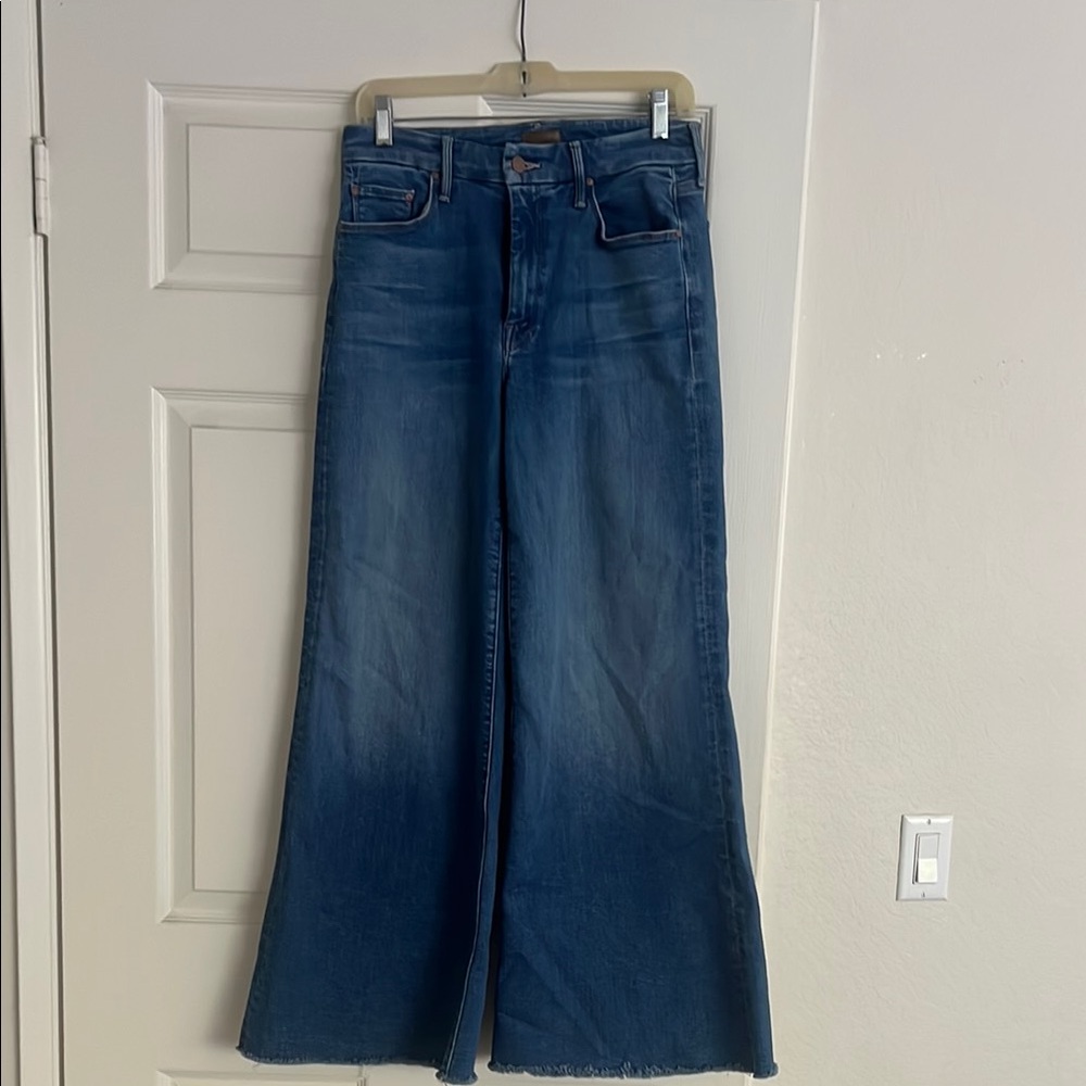 Classic Blue Wide-Leg Jeans